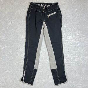 Goode Rider Breeches Tapered Equestrian Horse Riding Pants Black Women's 24R